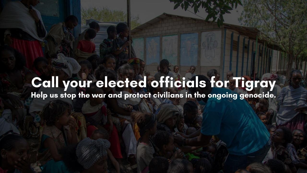URGENT Tigray Genocide Call Banking Campaign Guide