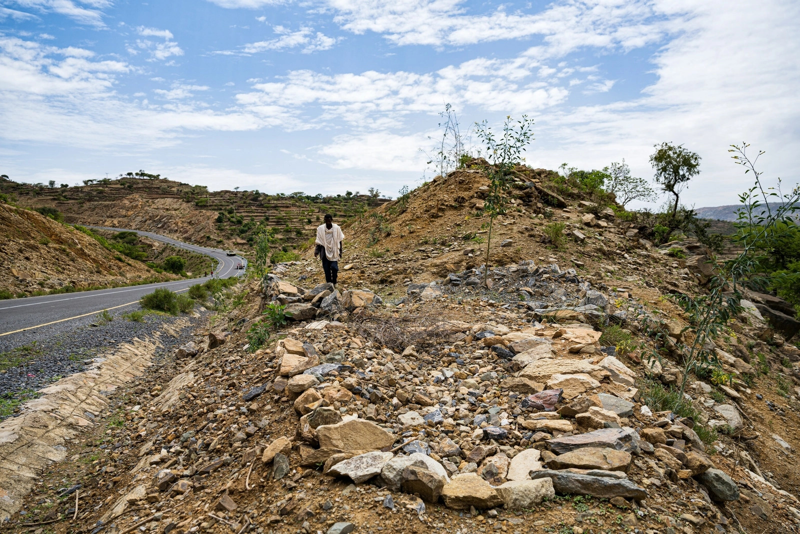 Grave site in the village of Adi Chilo
